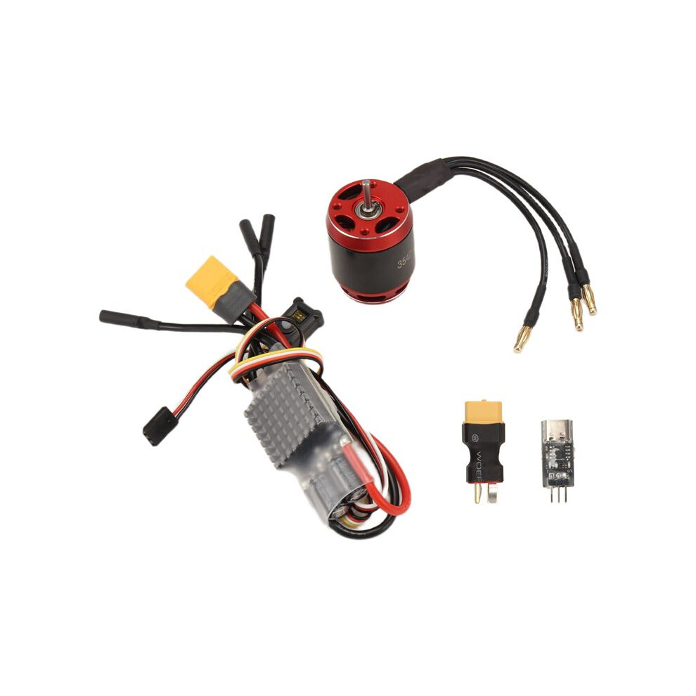 Rc Crawler Car 3542 1850/2250Kv Brushless Outrunner Motor Am32 Osp 80A Esc 2-6S For Axial Scx10 90046 Trx4 Trx6 Rc Car A 6032093785667