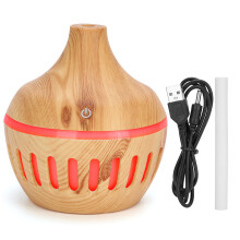 Essensiell oljediffuser, aromadiffuser med ultralyd, kjølig tåke, luftfukterfunksjon for soverom, viser frem automatisk avstengning, lydløs drift