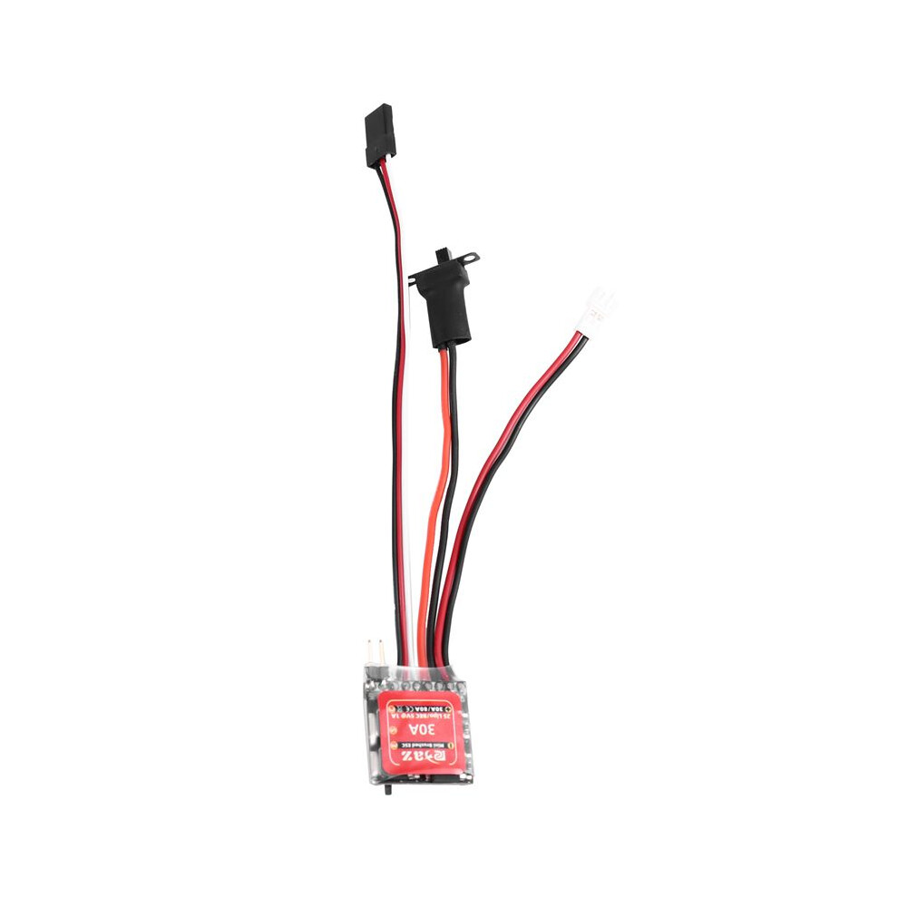 Micro Esc 30A Brushed Esc Electric Speed Controller 2S 4-8V For Diy 1/16 1/18 1/24 Rc Car Boat Tank Ph2.0 Plug 6032093732302