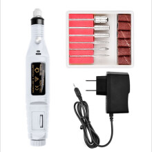 Acryl-Nagelzubehör, Nagelkunst-Accessoires, tragbarer elektrischer Nagelfräser mit geringem Geräuschpegel und geringer Wärmeentwicklung für den