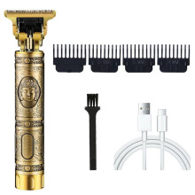 Instrument elegant de îngrijire, trimmer cu lamă în T pentru bărbați, baterie litiu-ion cu timp de funcționare extins, motor rotativ puternic,
