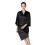 Γυναικεία ρόμπα με V-Neck, μανίκια μήκους 3/4, τσέπες με πλαϊνές ραφές, μπουρνούζι 1