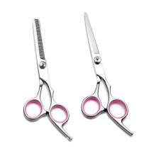 Hjemmeklippesæt, ergonomisk grebdesign, klippesæt i rustfrit stål med tekstureret blad og glat barberbladskant til professionel frisør