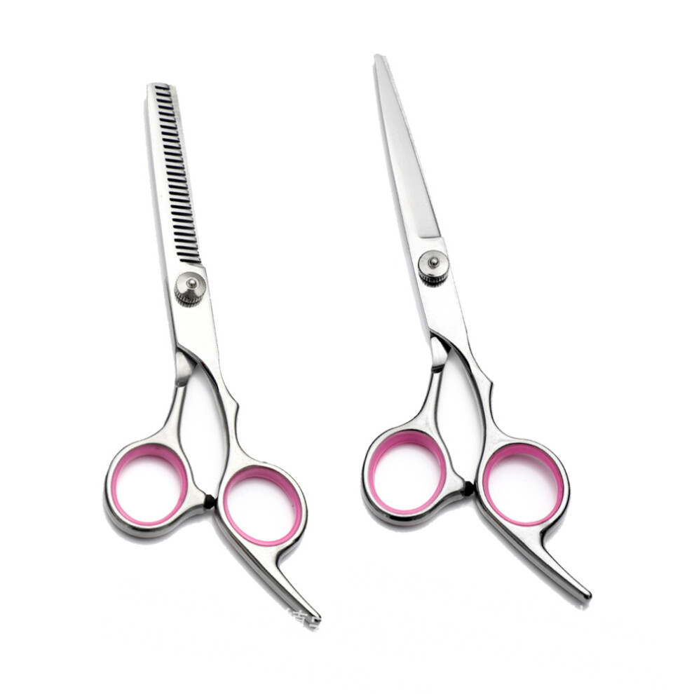 Home Haircutting Kit, Ergonomic Grip Design Stainless Steel Cutting Kit with Textured Blade and Smooth Razor Edge for Professional Hairdresser
