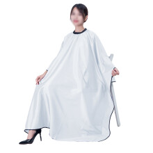 Mantellina professionale da salone resistente alla candeggina, grembiule in nylon leggero e impermeabile, taglia generosa con chiusura regolabile,