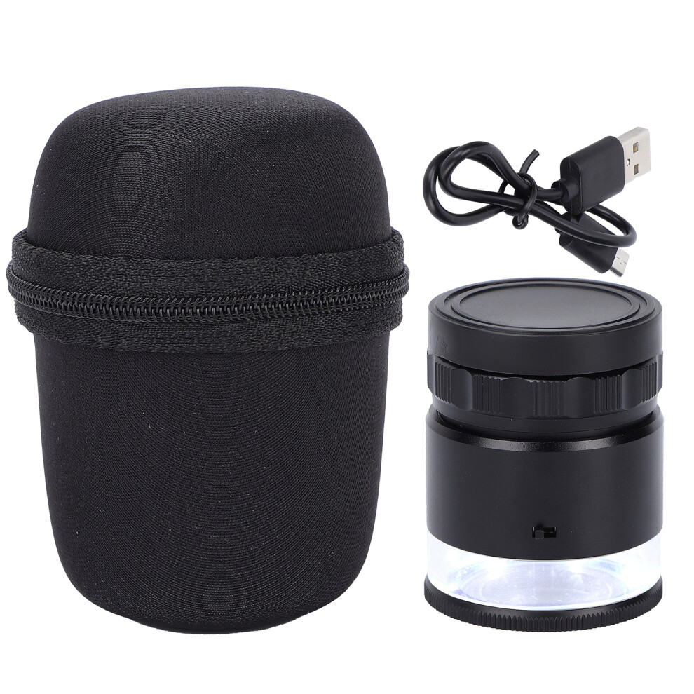 Optical Reading Glass, USB Rechargeable Magnifier With Progressive Cylindrical Lens For Magnified Observation For Halloween Parties For Nightclubs