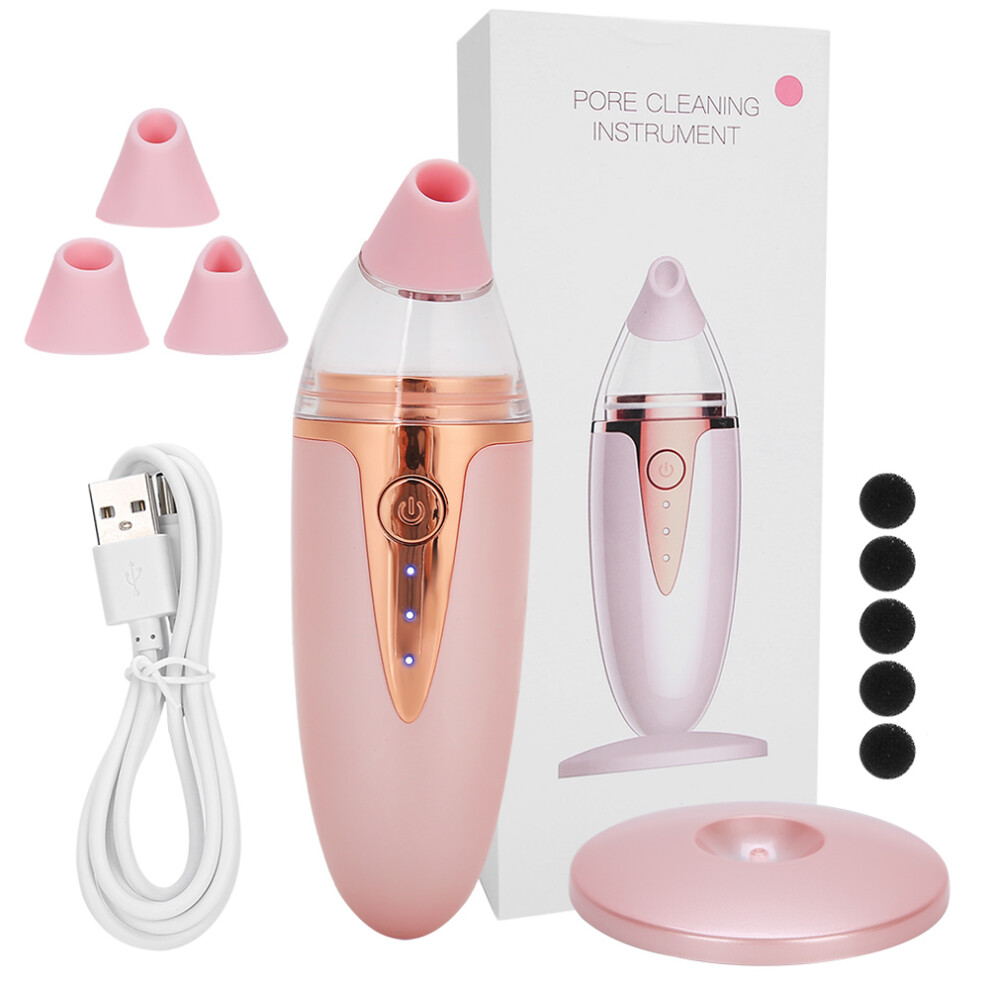 Professional Pore Cleaner with Low Noise Operation, Ear Wax Removal Tool featuring LED Light for Accurate Extraction, USB Recharge for Convenience
