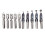 Set di penne a piuma Borgogna - 30,7  12,2  4,1 cm 8