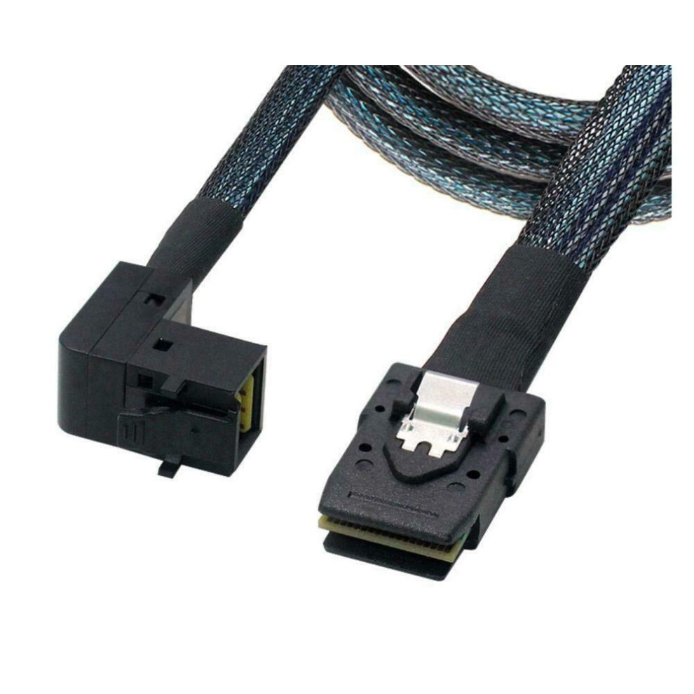Mini Sas Hd Sff8643 To Sff8087 0.5M Cable, 12Gb/S Speed Internal 90 Adapter 9187378627853