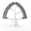 Flex Edge Beater with Silicone Scraper for KitchenAid TiltHead Mixer 4.55QT Easy Install 1