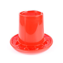 Küken-Futterspender, Geflügel-Tränke-Set für-Verdicktes Rot 6kg