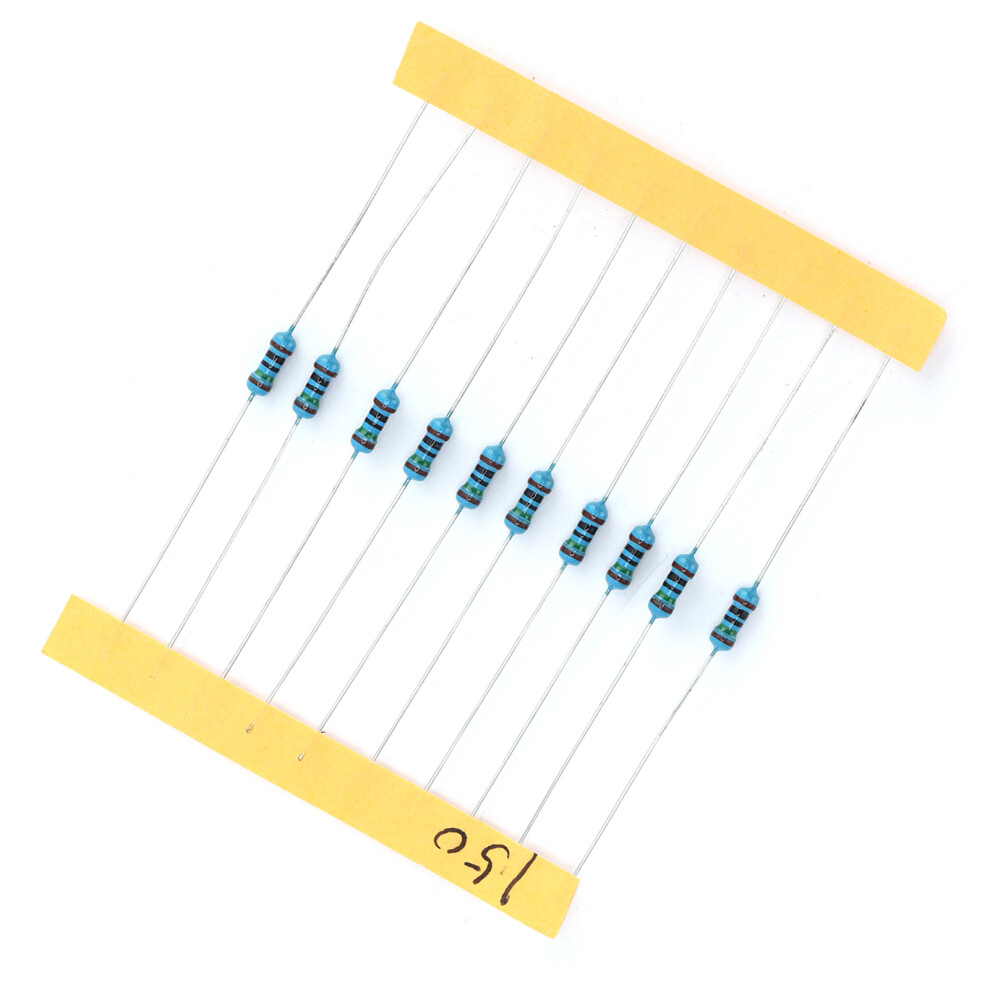 Electronics Resistor Set 300Pcs 10Î© To 1Mî© 1/4W 1% Metal Film Components 9481377631935