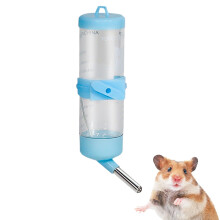 Hamster Water Dispenser 250ml Small Animal Waterer Blue LeakProof Cage Drinker For Hamster Chinchilla Ferret Squirrel