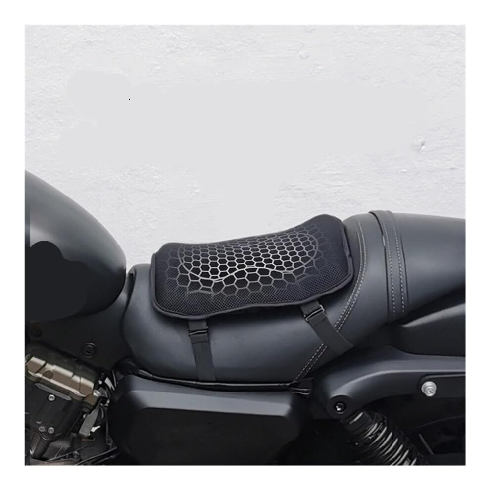 Motorcycle Seat Cushion Breathable Antislip Pillion Pad For Long Ride Comfort And Rear Support 9187378628379