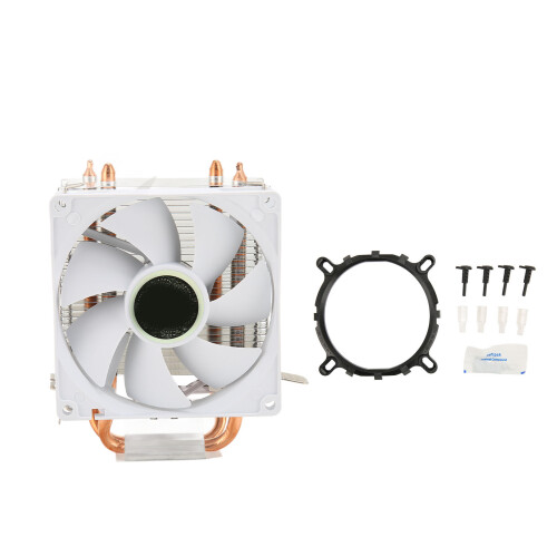9CM CPU-Kühler 2 Heatpipes Dual Tower Computer 1