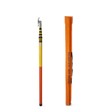 Voltage Insulated Rescue Hook with Fibreglass Telescopic Pole, 2m 2 Sections Adjustable Head