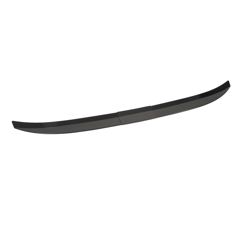 3Pcs Rear Spoiler Wing Lip 116-132Cm Universal For Cars Black 7601377634084
