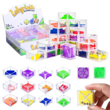 24in1 Patience Games for Kids, Mini Puzzle Set for Children Ages 39 Adults, Fun Party Favor for Birthdays, Brain Teasers to Boost Thinking Skills