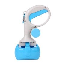 Portable Pickup Remover Pooper Bags 1 Set Pet Products 2 in 1 Pet Pooper Scooper Outdoor Waste Cleaning Poop Pick Up Holder Ref: 9246
