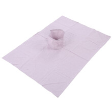 Massage Table Cover Protector with Face Hole, 70 x 100 cm, Cotton (Purple Grey)