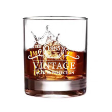Pint Glass Clear 16Oz ChipResistant Rim, Pilsner Style Beer Glass Set for Bourbon Lovers