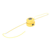Saut à la corde sans fil, machine avec 10 vitesses, télécommande, fitness, jaune