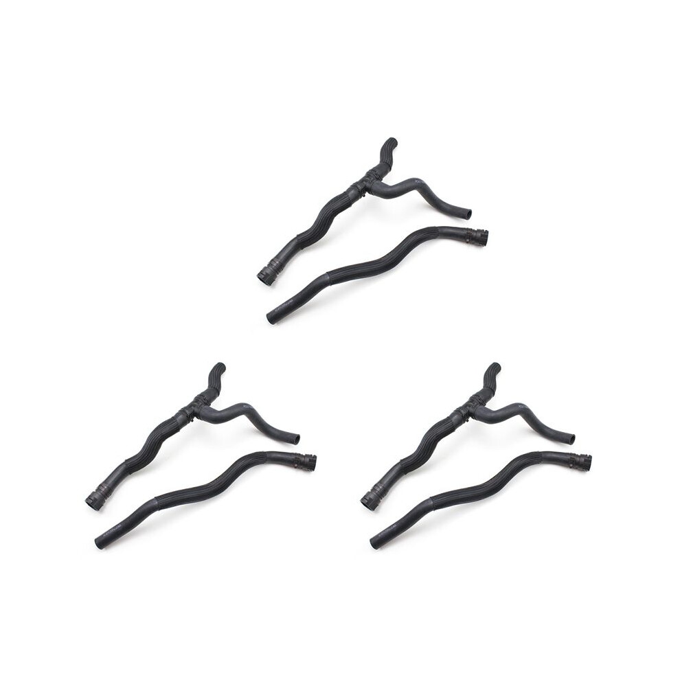 Set Of 6 Radiator Three-Way Water Pipe Inlet & Outlet Hose For 10-15 Cruze 95390887 95390883 9075007 9075008 6031847102194