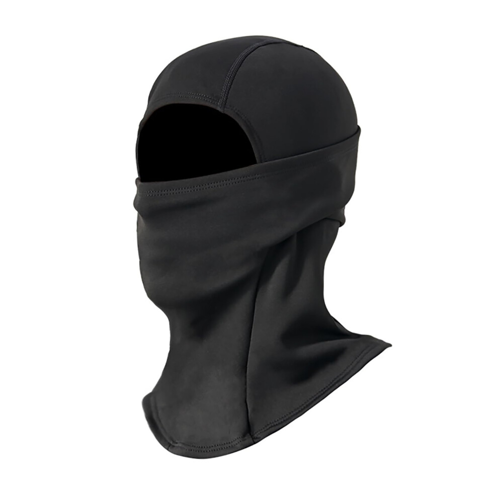 Balaclava Windproof Ski Mask Thermal Fleece Snood For Men One Size For Running Skiing Cycling Motorbikes Warm Neck Black 9199774279963