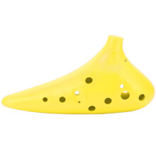 Ocarina ABS C-Tune 12-fori gialla per adulti