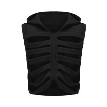 (L, Black) Άνδρες Γυναικεία Γιλέκα, για Πάρτι