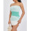 (M, Green) Robe mini rayée et cocktails. 6