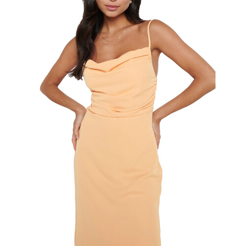 (S, Light Orange) Női hosszú, testhezálló hát nélküli. 1