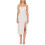 (L, Floral) Rochie midi fără coapsă, slim 1