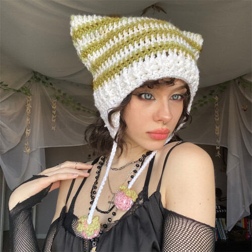 (One Size, Green) Bonnets chauds d'hiver plein air 2