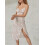 (L, Floral) Rochie midi fără coapsă, slim 8