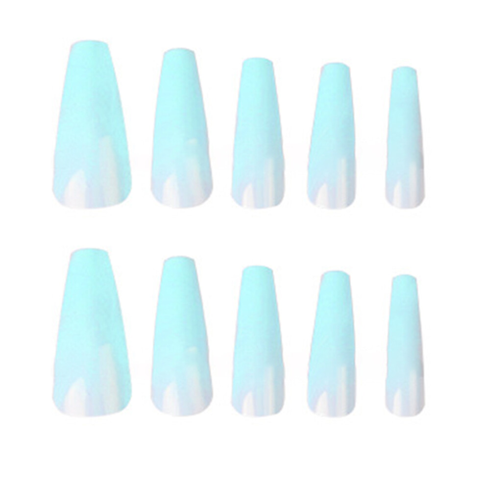 Perfect Gift For Loved Ones, Long Lasting Acrylic Press On Nails With Matte Finish Extra Long Ballerina Style, Quick Drying Full Cover Glue On Nails