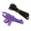 Super Light Purple Bird Harness & Leash, Adjustable, Bite Resistant 7