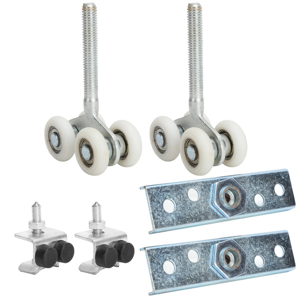2Set Glass Door Roller Runners, Iron+Nylon, 25Mm Diameter 4931377639585