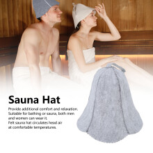 Saunahut aus Filz, wasserabsorbierend, bequem, für