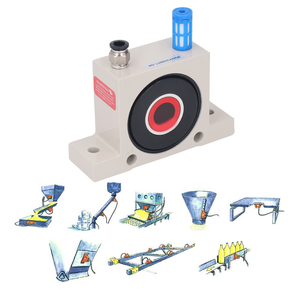Adjustable G1/4 Pneumatic Turbine Vibrator K20 950N 0.2-0.6Mpa 9361377639547