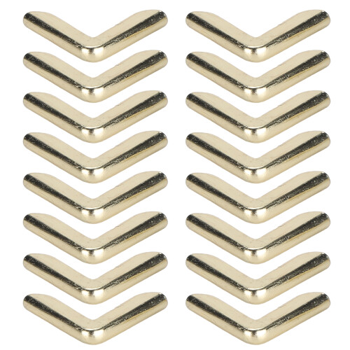 100 Stück Bucheckenschutz, Aluminiumlegierung,