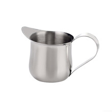 12 oz Stainless Steel Milk Frothing Pitcher for Latte Art with Ergonomic HeatResistant Handle