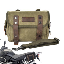 Motorcycle Saddle Bag Under Seat Pouch Waterproof Reflective Seatpost Bag Tail Bag Side Bags Army Green