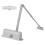 Hydraulic Door Closer with Buffer, Adjustable Spring, 202x65x70mm 7