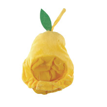 Yellow Pear Shape Hat for Cat Christmas Protective Pet Dogs