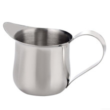 12 oz Stainless Steel Milk Frothing Pitcher for Latte Art with Precise Foam Separation and Easy Clean