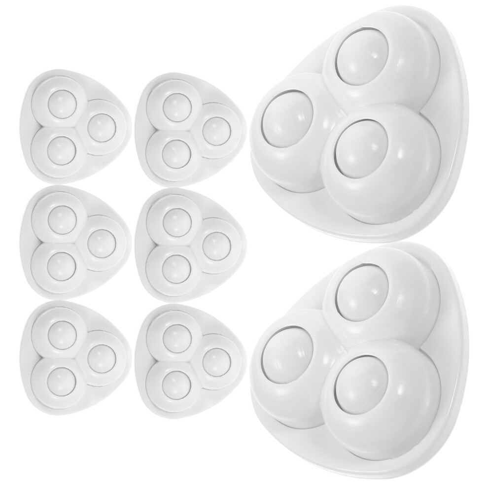 8Pcs Adhesive Caster Wheels Easy Install 360 Swivel Silent For Storage Bins Trash Cans Furniture 9199774281454