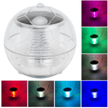 RGB Color Changing Solar Floating Light, 7.5cm Waterproof IP67