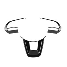 3Pcs/Set Gloss Black Car Steering Wheel Decoration Cover Trim Sticker for  Raize 200 Series 210A 2021 VELOZ 2022