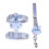 Kitten Harness Adjustable Cat Leash Cat Harness for-M Blue 1